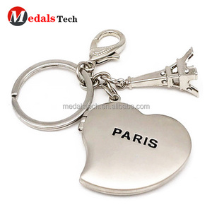 Thời Trang Thiết Kế Mới Kim Loại Khung Ảnh Keychain Với Chia Vòng - Product Image 5
