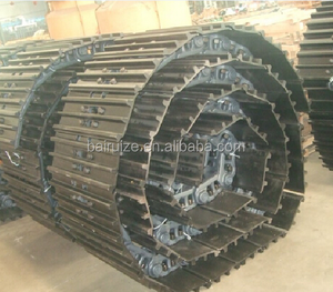 Zapata de pista de excavadora fabricada en China para EX210, conjunto de cadena de pista EX200, enlace de pista de - Product Image 3