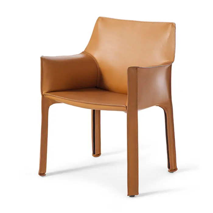 Modern italy furniture new nordic style leather CAB armchair