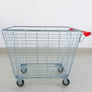 RH-WT14 850*650*770mm di chuyển dây lưới Xe đẩy lồng giặt tái chế Giỏ xe đẩy - Product Image 3