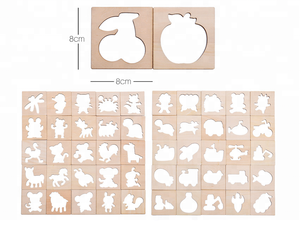 Ensemble de pochoirs d'art pour enfants avec stylo aquarelle, étui de transport, crayon, modèle de pochoir de peinture pour enfants - Product Image 2