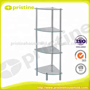 Modern Metal Home Storage Furniture Corner Storage Rack Wholesale Bathroom Triangle Shelf Manufactured by <b>Shopee</b> Sale Taiwan - Product Image 6