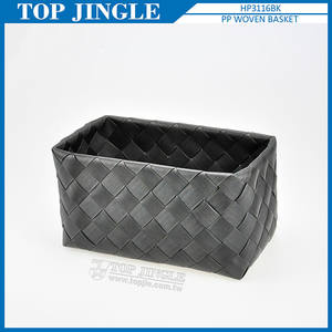 Panier d'épicerie en plastique noir attrayant - Product Image 6