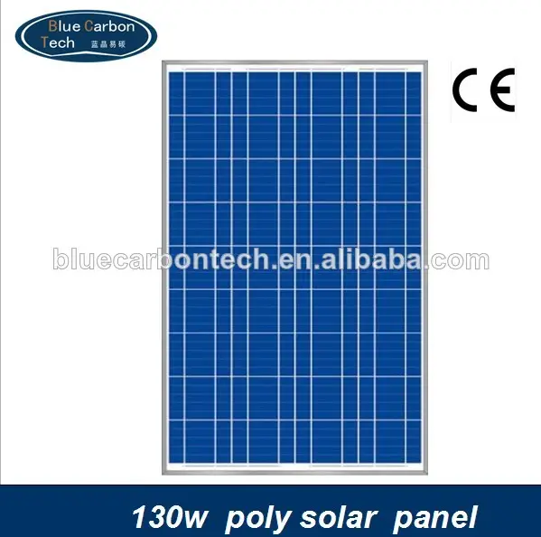 prix chaud par panneau solaire photovoltaïque 130W de watt poly