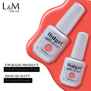<span class=keywords><strong>Ibdgel</strong></span> Living Coral สีส้ม Series เล็บเจลเล็บโปแลนด์