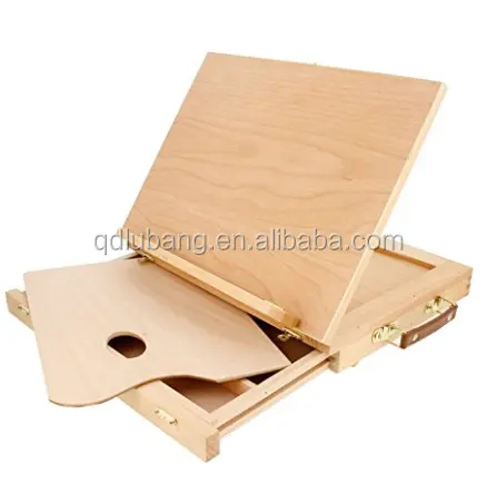 Регулируемый деревянный настольный стол с выдвижным ящиком
