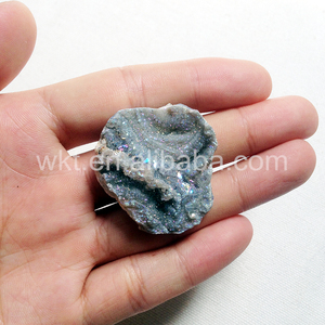 WT-G131ขายส่งธรรมชาติมุม Druzy <span class=keywords><strong>Agate</strong></span> หินสำหรับเครื่องประดับขนาด30-40มม. - Product Image 4