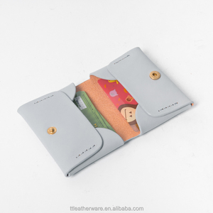 UNISEX Bifold Leather <b>Wallet</b> Handmade Mini Full-Grain <b>Wallet</b> - Product Image 3