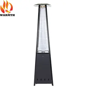 Commercial flame gas outdoor triangle swimming pool pyramid natural gas patio heater