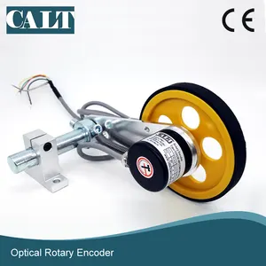 Encodeur rotatif telt avec roue de 50mm et support de montage