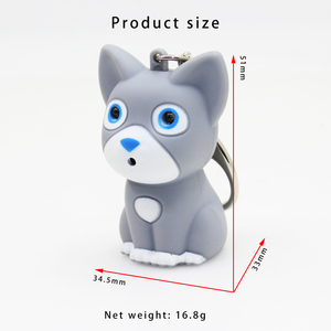 Новинка брелок для ключей в форме кота подвеска для ключей со звуком - Product Image 3