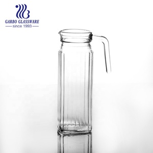 Chất Lượng Cao 1L Glass Jug & Glass <span class=keywords><strong>Pitcher</strong></span> Với Nắp Nhựa Glass Uống Jug - Product Image 6
