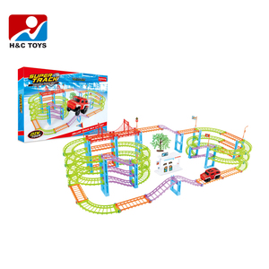 130 unids colorido DIY <span class=keywords><strong>pista</strong></span> súper pilas juguete vagón HC345120 - Product Image 1