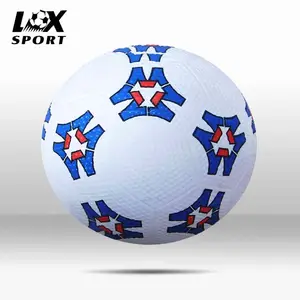 Bola de futebol para treinamento, logotipo personalizado, fábrica de futebol de borracha