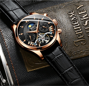 BIDEN 0189 Brand Mens Watches Stainless Steel Fully <strong>Automatic</strong> Mechanical Multifunction Tourbillon Man <strong>Wristwatches</strong> - Product Image 6