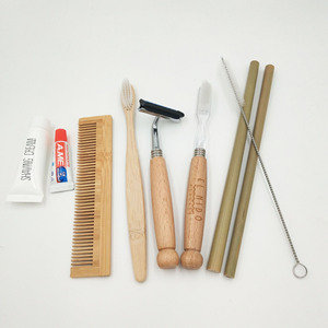 Set di pettine di bambù eco-friendly con Logo personalizzato con Laser e tipi di pettine comuni - Product Image 3