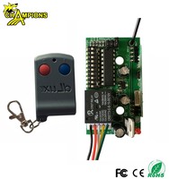 315MHz/433MHz Télécommande 10 bits DIP Switch Récepteur et émetteur Barrière de porte automatique en plastique pour garage et porte
