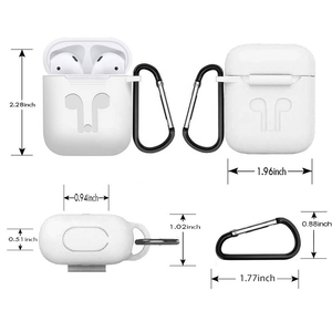 Étui de protection en silicone flexible, anti-poussière et antichoc pour écouteurs <span class=keywords><strong>Apple</strong></span> - Product Image 3