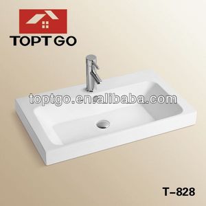 Antiguo lavabo lavabo de cerámica lavabo rectangular t-828 - Product Image 1