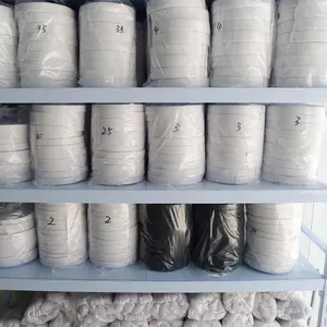 Độ bền cao đàn hồi Webbing ban nhạc 6cm 7cm rộng trắng đen mùa xuân căng đan mạnh mẽ độ đàn hồi cao - Product Image 1