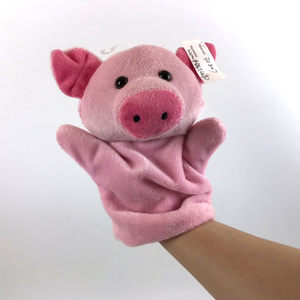 Tùy Chỉnh Đáng Yêu <span class=keywords><strong>Pig</strong></span> <span class=keywords><strong>Plush</strong></span> Tay Rối Giáo Dục Nhồi Bé Toy <span class=keywords><strong>Pig</strong></span> Kể Chuyện Finger Rối Tay Cho Giá Thấp - Product Image 4
