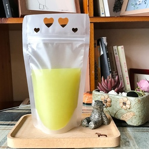 Tùy Chỉnh Trong Suốt Rõ Ràng Uống Túi Túi Nhựa Zip Khóa Đồ Uống Túi Với Rơm - Product Image 6