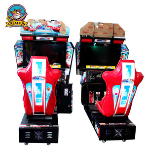 Jeux vidéo d'arcade <span class=keywords><strong>de</strong></span> course automobile en salle à prix d'usine, bon marché, à pièces - Product Image 2
