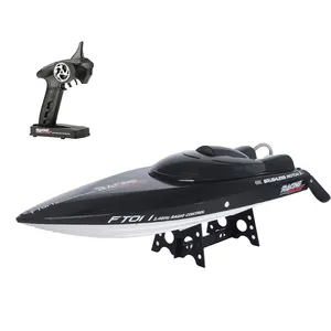 Feilun FT011 RC Corridas de Barco | 2.4G 55 kmh Alta Velocidade Sistema de Resfriamento de Água Do Motor Brushless 4 Canais Lancha presente de natal