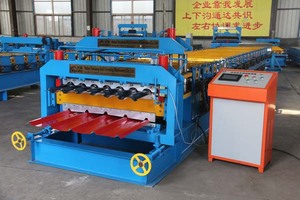 Kim Loại Roof Wall Panel CuộN Cựu Gazed Gạch Cuộn Hình Thành Máy - Product Image 5