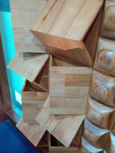 Leeyin 3d Cao QRS Hấp Thụ Âm Thanh Cách Âm Vật Liệu Phản Chiếu Âm Thanh Gỗ Khuếch Tán Âm Thanh - Product Image 4