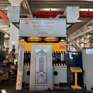 4500 tonnes double <span class=keywords><strong>action</strong></span> porte <span class=keywords><strong>machine</strong></span> de gaufrage de plaque de fer en acier inoxydable plaque façade <span class=keywords><strong>machine</strong></span> de gaufrage - Product Image 1