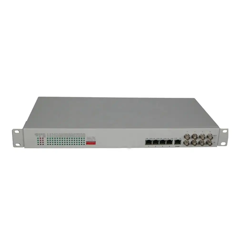 Телекоммуникационное оборудование PCM 60 каналов fxs fxo мультиплексор с голосовым управлением по E1 19 дюймов в передаче e1