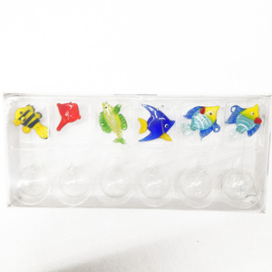 NIHAO Usine en gros verre artisanat main animaux en verre de murano figurines flottant verre poissons Tropicaux pour <span class=keywords><strong>aquarium</strong></span> - Product Image 1