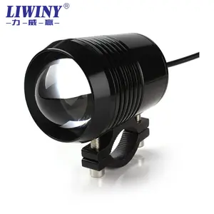 Liwiny U2 1200LM 30 W Upper Tinggi Sorotan Lampu Depan Motor LED Driving Kabut Sepeda Motor Lampu Kilat Lampu Moto Headlamp umbi