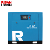 Compresseur d'air à vis, 40hp, 8 bars, 12 bars, 30kw, livraison directe d'huile