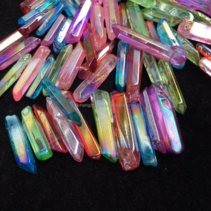 Comercio al por mayor de Gran Alcance Titanium Rainbow Aura Ángel Lemuria Semilla De Cristales De Cuarzo Punto - Product Image 6
