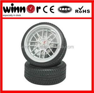 <span class=keywords><strong>Reloj</strong></span> Despertador de Cuarzo con Diseño de Neumático de <span class=keywords><strong>Coche</strong></span> de 4 Pulgadas, <span class=keywords><strong>Reloj</strong></span> de Escritorio con Diseño de Neumático - Product Image 1