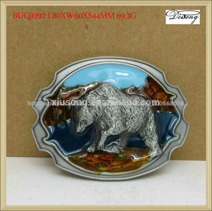 buc9292 oso blanco de vaquero cinturón de hebilla - Product Image 1