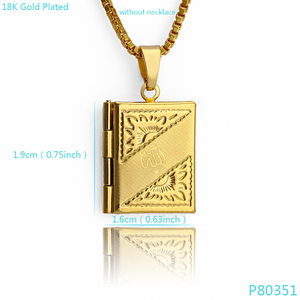 Perhiasan Grosir Murah Dubai Liontin Emas Fashion Kalung Emas 18k - Product Image 6