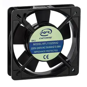 Caforre AC 110V 220V 380V Centrifugal fan 110mm 110*110*25mm Industrial Axial Cooling Fan