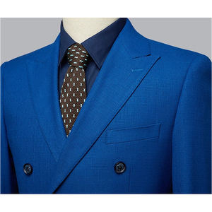 Manteau pantalon <span class=keywords><strong>pour</strong></span> <span class=keywords><strong>homme</strong></span> <span class=keywords><strong>Costume</strong></span> de <span class=keywords><strong>mariage</strong></span> <span class=keywords><strong>pour</strong></span> <span class=keywords><strong>homme</strong></span> Bleu royal à double boutonnage <span class=keywords><strong>pour</strong></span> <span class=keywords><strong>homme</strong></span> - Product Image 4