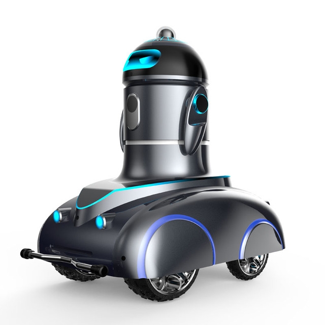 Design Automatic Yard School Factory Patrol Robot Aobo 2020 New