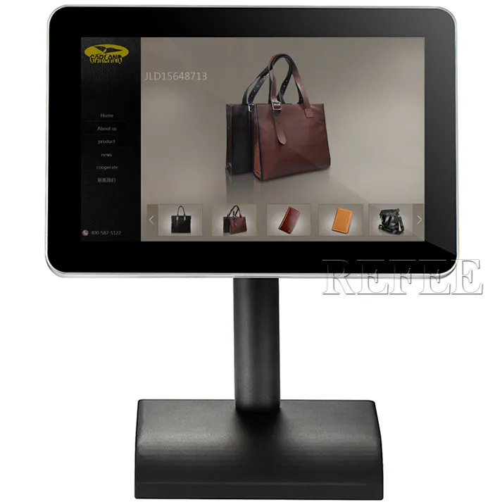 Promotion display restaurant 10.1 inch table top lcd advertising display