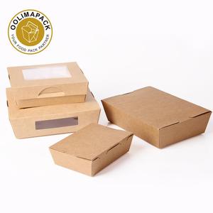 Boîte d'emballage de donuts en papier kraft, contenant kraft <span class=keywords><strong>con</strong></span> vanana - Product Image 4