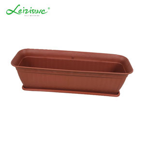 Ensemble de plats en gros, <span class=keywords><strong>pas</strong></span> <span class=keywords><strong>cher</strong></span>, longs, en plastique, rectangulaires, pots à fleurs, soucoupes, bacs à plantes rectangulaires en plastique - Product Image 5