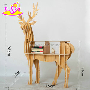 رف كتب خشبي على شكل حيوان مبتكر بأفضل تصميم W08D069 - Product Image 2