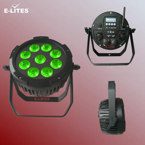 9*18W RGBWA + UV 6 In1 Pin Không Dây Dmx Waterproof Led Slim Par Light IP65 - Product Image 2