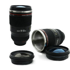Caniam 24-105mm lente de la cámara de café taza 5th <span class=keywords><strong>con</strong></span> la cerradura y la cubierta de acero inoxidable interior taza - Product Image 3
