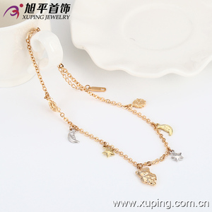 Perhiasan Xuping 73286 Gelang Modis Warna-warni Bentuk Matahari Cantik Grosir - Product Image 4