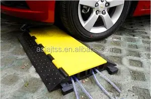 Cable Protector Rubber 5 Channel Cable Protector Rubber Ramp Pvc Cover Outdoor Carpet Cable Cover